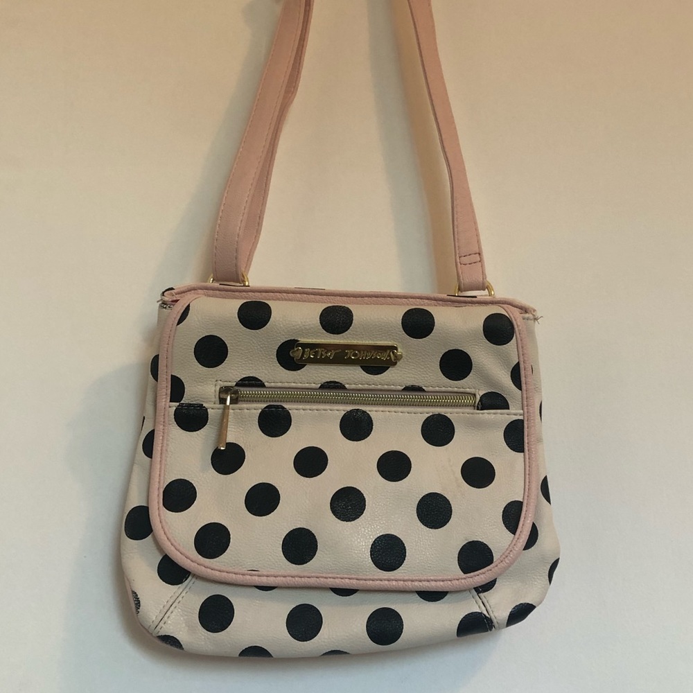 Betsey Johnson Polka Dot Crossbody